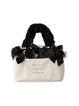 【スナイデル ホーム/SNIDEL HOME】 リボンバッグ人気、トレンドファッション・服の通販 founy(ファニー) ファッション Fashion レディースファッション WOMEN バッグ Bag キャンバス Canvas ギャザー Gather チュール Tulle フェミニン Feminine ボックス Box ポケット Pocket リボン Ribbon |ID:prp329100004332241