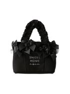 【スナイデル ホーム/SNIDEL HOME】のリボンバッグ 人気、トレンドファッション・服の通販 founy(ファニー) ファッション Fashion レディースファッション WOMEN バッグ Bag キャンバス Canvas ギャザー Gather チュール Tulle フェミニン Feminine ボックス Box ポケット Pocket リボン Ribbon thumbnail BLK[009]|ID: prp329100004332241 ipo3291000000030082766