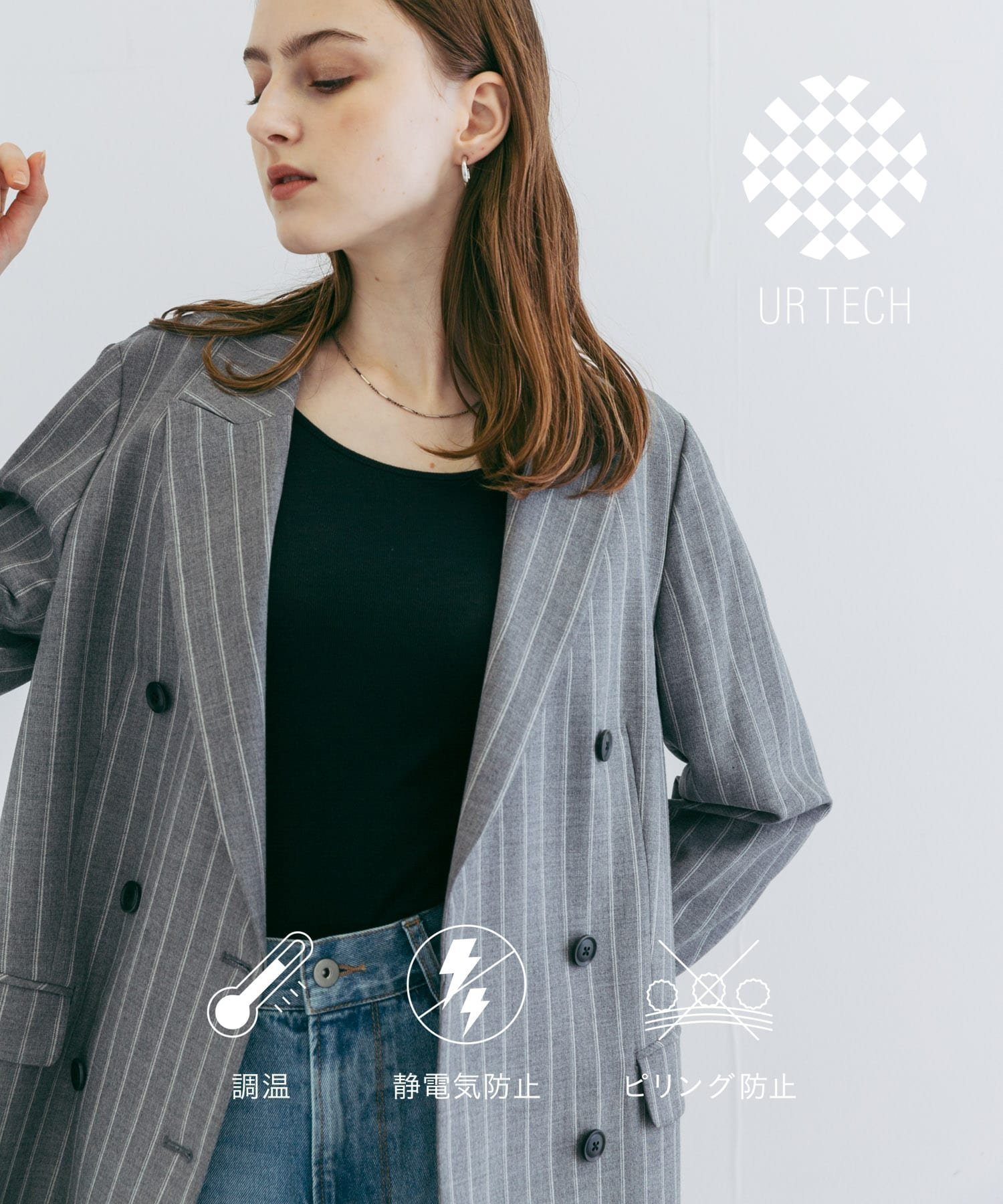 【アーバンリサーチ/URBAN RESEARCH】の『UR TECH』クルーネックロングTシャツ インテリア・キッズ・メンズ・レディースファッション・服の通販 founy(ファニー) 　ファッション　Fashion　レディースファッション　WOMEN　トップス・カットソー　Tops/Tshirt　シャツ/ブラウス　Shirts/Blouses　ロング / Tシャツ　T-Shirts　インナー　Inner　カットソー　Cut And Sew　キャミソール　Camisole　シンプル　Simple　タンク　Tank　タートルネック　Turtleneck　ベスト　Vest　ロング　Long　BLACK|ID: prp329100004332318 ipo3291000000030083382