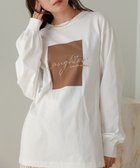 【バブ ブージュルード/Bab Bou Jeloud】の箔プリントロングTシャツ 人気、トレンドファッション・服の通販 founy(ファニー) ファッション Fashion レディースファッション WOMEN トップス・カットソー Tops/Tshirt シャツ/ブラウス Shirts/Blouses ロング / Tシャツ T-Shirts ギャザー Gather サークル Circle シルバー Silver ジーンズ Jeans スラックス Slacks トレンド Trend 定番 Standard フェミニン Feminine プリント Print プリーツ Pleats ベーシック Basic ラウンド Round ラバー Rubber リラックス Relax ロング Long おすすめ Recommend thumbnail OFFWHITE|ID: prp329100004332327 ipo3291000000030471698