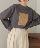 【バブ ブージュルード/Bab Bou Jeloud】の箔プリントロングTシャツ 人気、トレンドファッション・服の通販 founy(ファニー) ファッション Fashion レディースファッション WOMEN トップス・カットソー Tops/Tshirt シャツ/ブラウス Shirts/Blouses ロング / Tシャツ T-Shirts ギャザー Gather サークル Circle シルバー Silver ジーンズ Jeans スラックス Slacks トレンド Trend 定番 Standard フェミニン Feminine プリント Print プリーツ Pleats ベーシック Basic ラウンド Round ラバー Rubber リラックス Relax ロング Long おすすめ Recommend thumbnail CCL|ID: prp329100004332327 ipo3291000000030471699