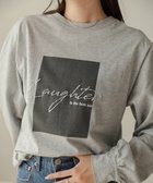 【バブ ブージュルード/Bab Bou Jeloud】の箔プリントロングTシャツ 人気、トレンドファッション・服の通販 founy(ファニー) ファッション Fashion レディースファッション WOMEN トップス・カットソー Tops/Tshirt シャツ/ブラウス Shirts/Blouses ロング / Tシャツ T-Shirts ギャザー Gather サークル Circle シルバー Silver ジーンズ Jeans スラックス Slacks トレンド Trend 定番 Standard フェミニン Feminine プリント Print プリーツ Pleats ベーシック Basic ラウンド Round ラバー Rubber リラックス Relax ロング Long おすすめ Recommend thumbnail MOC GRAY|ID: prp329100004332327 ipo3291000000030471700