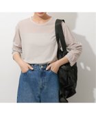 【ジャーナルスタンダード レリューム/JOURNAL STANDARD relume】の《追加3》シアークルーネックロングTEE 人気、トレンドファッション・服の通販 founy(ファニー) ファッション Fashion レディースファッション WOMEN 2024年 2024 2024-2025秋冬・A/W Aw/Autumn/Winter/Fw/Fall/2024-2025 thumbnail グレーB|ID: prp329100004332350 ipo3291000000030084006