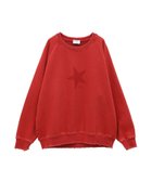 【コンバーストウキョウ/CONVERSE TOKYO】のSTAR DAMAGED SWEAT 人気、トレンドファッション・服の通販 founy(ファニー) ファッション Fashion レディースファッション WOMEN トップス・カットソー Tops/Tshirt パーカ Sweats スウェット Sweat スウェット Sweat ダメージ Damage フロント Front ルーズ Loose ヴィンテージ Vintage thumbnail レッド|ID: prp329100004333088 ipo3291000000030093596