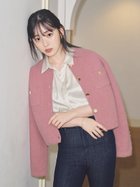 【スナイデル/SNIDEL】のフォックスファーニットジャケット 人気、トレンドファッション・服の通販 founy(ファニー) ファッション Fashion レディースファッション WOMEN アウター Coat Outerwear ジャケット Jackets おすすめ Recommend エレガント 上品 Elegant カーディガン Cardigan シルバー Silver シンプル Simple ジャケット Jacket ストレート Straight フォックス Fox ポケット Pocket thumbnail PNK[066]|ID: prp329100004333389 ipo3291000000030097812