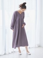 【ジェラート ピケ/gelato pique】のマタニティガーゼワンピース 人気、トレンドファッション・服の通販 founy(ファニー) ファッション Fashion レディースファッション WOMEN ワンピース Dress おすすめ Recommend ギフト プレゼント Gift Present ダブル Double フロント Front ポケット Pocket ロング Long thumbnail CGRY[007]|ID: prp329100004333538 ipo3291000000030099389