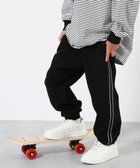 【デビロック/devirock / KIDS】のラインジョガー スウェットパンツ ロングパンツ 長ズボン ボトムス 25SS ブラック|ID: prp329100004333652 ipo3291000000031994904