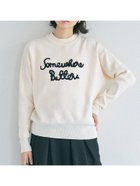 【コカ/COCA】のロゴ刺繍ニット Ivory|ID:prp329100004333897