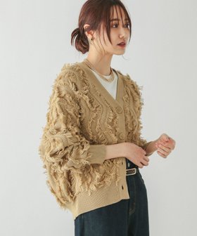 【グローバルワーク/GLOBAL WORK】のジャガードフリンジカーディガン/283796 人気、トレンドファッション・服の通販 founy(ファニー) ファッション Fashion レディースファッション WOMEN トップス・カットソー Tops/Tshirt カーディガン Cardigans カーディガン Cardigan シンプル Simple |ID:prp329100004334152