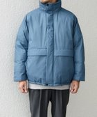 【シップス/SHIPS / MEN】のSHIPS any ワッシャー ナイロン ダウン / 中綿 ミックス スピンドル スタンド ブルゾン ブルー|ID: prp329100004334156 ipo3291000000030269039