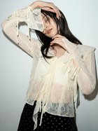 【リリーブラウン/Lily Brown】のラッフルバリエーションシアーブラウス 人気、トレンドファッション・服の通販 founy(ファニー) ファッション Fashion レディースファッション WOMEN トップス・カットソー Tops/Tshirt シャツ/ブラウス Shirts/Blouses インナー Inner キャミソール Camisole ストレッチ Stretch スリーブ Sleeve フリル Frills フレア Flare フロント Front プリント Print リボン Ribbon レース Race thumbnail IVR[003]|ID: prp329100004334548 ipo3291000000030110248