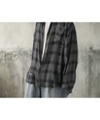 【ハレ/HARE / MEN】のBIGダメージチェックシャツ 人気、トレンドファッション・服の通販 founy(ファニー) ファッション Fashion メンズファッション MEN インナー Inner ダメージ Damage チェック Check thumbnail グレー17|ID: prp329100004334578 ipo3291000000030110487