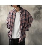 【ハレ/HARE / MEN】のBIGダメージチェックシャツ 人気、トレンドファッション・服の通販 founy(ファニー) ファッション Fashion メンズファッション MEN インナー Inner ダメージ Damage チェック Check thumbnail ピンク27|ID: prp329100004334578 ipo3291000000030110488