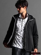 【ニコル/NICOLE / MEN】の【NICOLE SPORTS】ライトダンボールニットジップアップパーカ 人気、トレンドファッション・服の通販 founy(ファニー) ファッション Fashion メンズファッション MEN スピンドル Spindle スポーツ Sports パープル Purple フロント Front プリント Print メッシュ Mesh ゴルフ Golf thumbnail 49ブラック|ID: prp329100004334686 ipo3291000000030111404