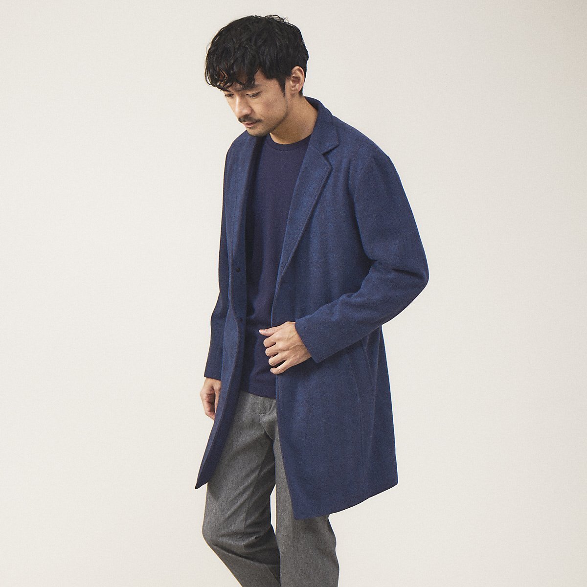 【アバハウス/ABAHOUSE / MEN】のニット メルトン チェスターコート 人気、トレンドファッション・服の通販 founy(ファニー) 　ファッション　Fashion　メンズファッション　MEN　なめらか　Smooth　インナー　Inner　クラシカル　Classical　ジャケット　Jacket　ストレッチ　Stretch　スラックス　Slacks　チェスターコート　Chester Coat　チェック　Check　デニム　Denim　ドレープ　Drape　ビジネス 仕事 通勤　Business　ヘリンボーン　Herringbone　メルトン　Melton　ルーズ　Loose　エレガント 上品　Elegant　人気　Popularity　 other-1|ID: prp329100004334736 ipo3291000000030111711