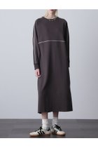 【ローズバッド/ROSE BUD】のラインカットソーワンピース 人気、トレンドファッション・服の通販 founy(ファニー) ファッション Fashion レディースファッション WOMEN ワンピース Dress とろみ Thickness スウェット Sweat ストレッチ Stretch thumbnail ブラック|ID: prp329100004334762 ipo3291000000030111888