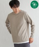 【イッカ/ikka / MEN】のフクレジャカードクルーネックレイヤード 人気、トレンドファッション・服の通販 founy(ファニー) ファッション Fashion メンズファッション MEN インナー Inner ジャカード Jacquard ダウン Down トレンド Trend 長袖 Long Sleeve バランス Balance thumbnail ベージュ|ID: prp329100004334788 ipo3291000000030112104