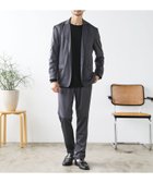 【ザ カジュアル/THE CASUAL / MEN】のハイストレッチポンチテーラードジャケット スラックスパンツ セットアップ チャコール|ID: prp329100004334792 ipo3291000000030112123