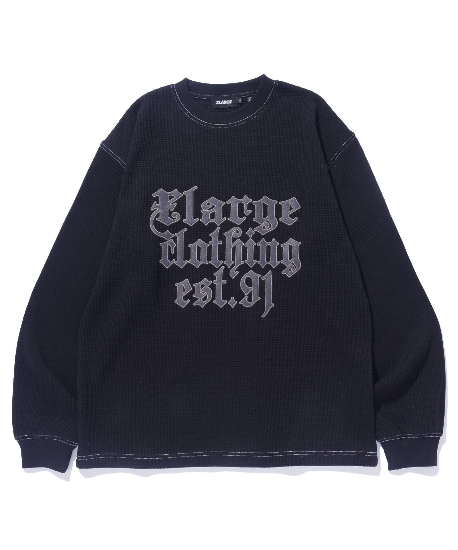 【エクストララージ/XLARGE / MEN】のOLD ENGLISH EST.91 THERMAL L/S TOP 人気、トレンドファッション・服の通販 founy(ファニー) 　ファッション　Fashion　メンズファッション　MEN　A/W・秋冬　Aw・Autumn/Winter・Fw・Fall-Winter　グラフィック　Graphic　サーマル　Thermal　フロント　Front　長袖　Long Sleeve　 other-1|ID: prp329100004334982 ipo3291000000030113512