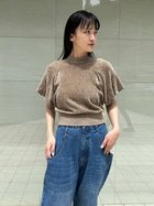 【エミ/emmi】のハーフスリーブニットプルオーバー 人気、トレンドファッション・服の通販 founy(ファニー) ファッション Fashion レディースファッション WOMEN トップス・カットソー Tops/Tshirt ニット Knit Tops プルオーバー Pullover クロップド Cropped コンパクト Compact ボトム Bottom メランジ Melange 雑誌 Magazine thumbnail OLV[027]|ID: prp329100004335815 ipo3291000000030122036