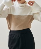 【ラナン/Ranan】のMTバイカラータートルリブニット 人気、トレンドファッション・服の通販 founy(ファニー) ファッション Fashion レディースファッション WOMEN トップス・カットソー Tops/Tshirt ニット Knit Tops 春 Spring 秋 Autumn/Fall コンパクト Compact スリット Slit タートル Turtle タートルネック Turtleneck ビスチェ Bustier フェミニン Feminine ボーダー Border ポケット Pocket 無地 Plain Color thumbnail オフ/ベージュ|ID: prp329100004335924 ipo3291000000030122832