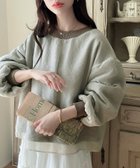 【ジュノア/JUNOAH】のMeiru レイヤードスウェット 人気、トレンドファッション・服の通販 founy(ファニー) ファッション Fashion レディースファッション WOMEN トップス・カットソー Tops/Tshirt パーカ Sweats スウェット Sweat シアー Sheer thumbnail グレージュ|ID: prp329100004335951 ipo3291000000030123172