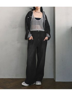 【エミ/emmi】のビッグポケットストレートデニムパンツ 人気、トレンドファッション・服の通販 founy(ファニー) ファッション Fashion レディースファッション WOMEN パンツ Pants デニムパンツ Denim Pants おすすめ Recommend カットソー Cut And Sew セットアップ Set Up デニム Denim ポケット Pocket ワイド Wide |ID:prp329100004335987