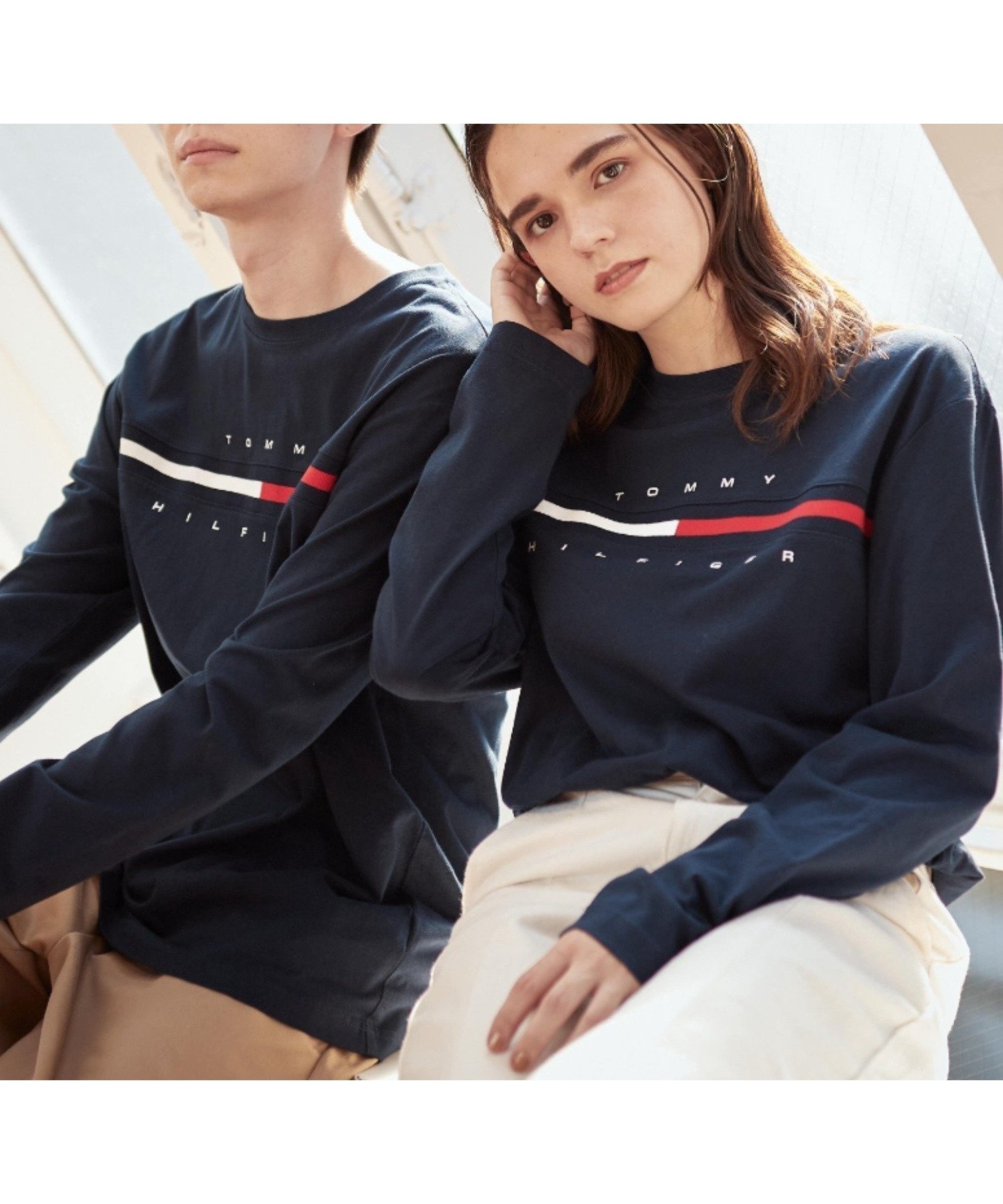 【トミーヒルフィガー/TOMMY HILFIGER / MEN】の【オンライン限定】トミーヒルフィガーロゴロングスリーブTシャツ / TINO TEE インテリア・キッズ・メンズ・レディースファッション・服の通販 founy(ファニー) 　ファッション　Fashion　メンズファッション　MEN　シンプル　Simple　スタイリッシュ　Stylish　スニーカー　Sneakers　スポーティ　Sporty　スリーブ　Sleeve　デニム　Denim　人気　Popularity　長袖　Long Sleeve　ベーシック　Basic　羽織　Haori　モチーフ　Motif　ロング　Long　ワンポイント　One Point　おすすめ　Recommend　ブルー475|ID: prp329100004336418 ipo3291000000030261600