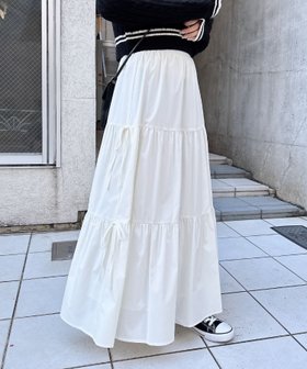 【イング/INGNI】 INGNI/PeサイドリボンティアードSK人気、トレンドファッション・服の通販 founy(ファニー) ファッション Fashion レディースファッション WOMEN スカート Skirt おすすめ Recommend ガーリー Girly ショート Short スマホ Smartphone ティアードスカート Tiered Skirt トレンド Trend フィット Fit リボン Ribbon ロング Long |ID:prp329100004336433