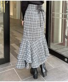 【イング/INGNI】のINGNI/BackレースUPアシメティアードSK 人気、トレンドファッション・服の通販 founy(ファニー) ファッション Fashion レディースファッション WOMEN スカート Skirt アシンメトリー Asymmetry サイドジップ Side Zip スマホ Smartphone ティアード Tiered フィット Fit フリル Frills レース Race ロング Long エレガント 上品 Elegant thumbnail グレー/チェック|ID: prp329100004336439 ipo3291000000030128024