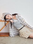 【リリーブラウン/Lily Brown】のベルト付きプリーツスカショ 人気、トレンドファッション・服の通販 founy(ファニー) ファッション Fashion レディースファッション WOMEN ベルト Belts チェック Check プリーツ Pleats 人気 Popularity 無地 Plain Color thumbnail BEG[037]|ID: prp329100004336599 ipo3291000000030261067