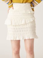 【リリーブラウン/Lily Brown】のシャーリングフリルミニスカート 人気、トレンドファッション・服の通販 founy(ファニー) ファッション Fashion レディースファッション WOMEN スカート Skirt ミニスカート Mini Skirts アシンメトリー Asymmetry カットソー Cut And Sew シャーリング Shirring ストレッチ Stretch バランス Balance フリル Frills ポロシャツ Polo Shirt ミニスカート Mini Skirt 台形 Trapezoid 無地 Plain Color thumbnail IVR[003]|ID: prp329100004336603 ipo3291000000030129653