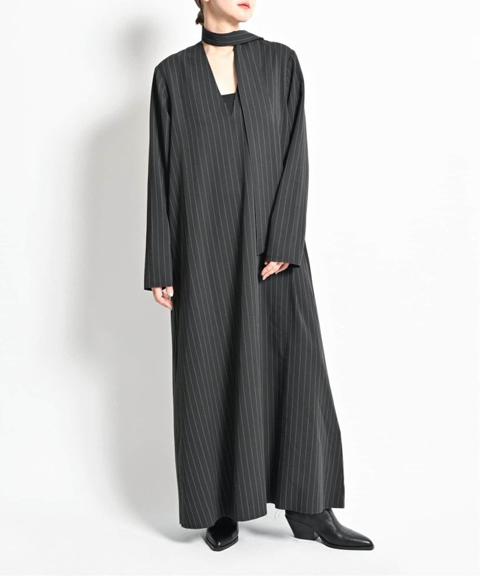 【シティーショップ/CITYSHOP】のV/N LEAN TIE DRESS ワンピース インテリア・キッズ・メンズ・レディースファッション・服の通販 founy(ファニー) https://founy.com/ ファッション Fashion レディースファッション WOMEN ワンピース Dress ドレス Party Dresses 2024年 2024 2024-2025秋冬・A/W Aw/Autumn/Winter/Fw/Fall/2024-2025 ストライプ Stripe タフタ Taffeta ボトム Bottom 定番 Standard |ID: prp329100004336792 ipo3291000000030132207