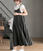 【アールピーエス/rps】のプリーツキャミワンピース ブラック|ID: prp329100004337738 ipo3291000000031977376