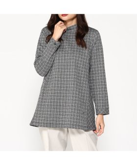 【クロコダイル/CROCODILE】のCROCODILE LADIES/チェック柄 ハイネック チュニック 人気、トレンドファッション・服の通販 founy(ファニー) ファッション Fashion レディースファッション WOMEN トップス・カットソー Tops/Tshirt チェック Check チュニック Tunic ハイネック High Neck エレガント 上品 Elegant 長袖 Long Sleeve |ID:prp329100004337790