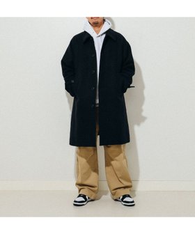 【ビームス/BEAMS / MEN】のフリース ステンカラー コート 人気、トレンドファッション・服の通販 founy(ファニー) ファッション Fashion メンズファッション MEN エレガント 上品 Elegant スリーブ Sleeve メルトン Melton リラックス Relax ロング Long ワイド Wide 軽量 Lightweight |ID:prp329100004337828