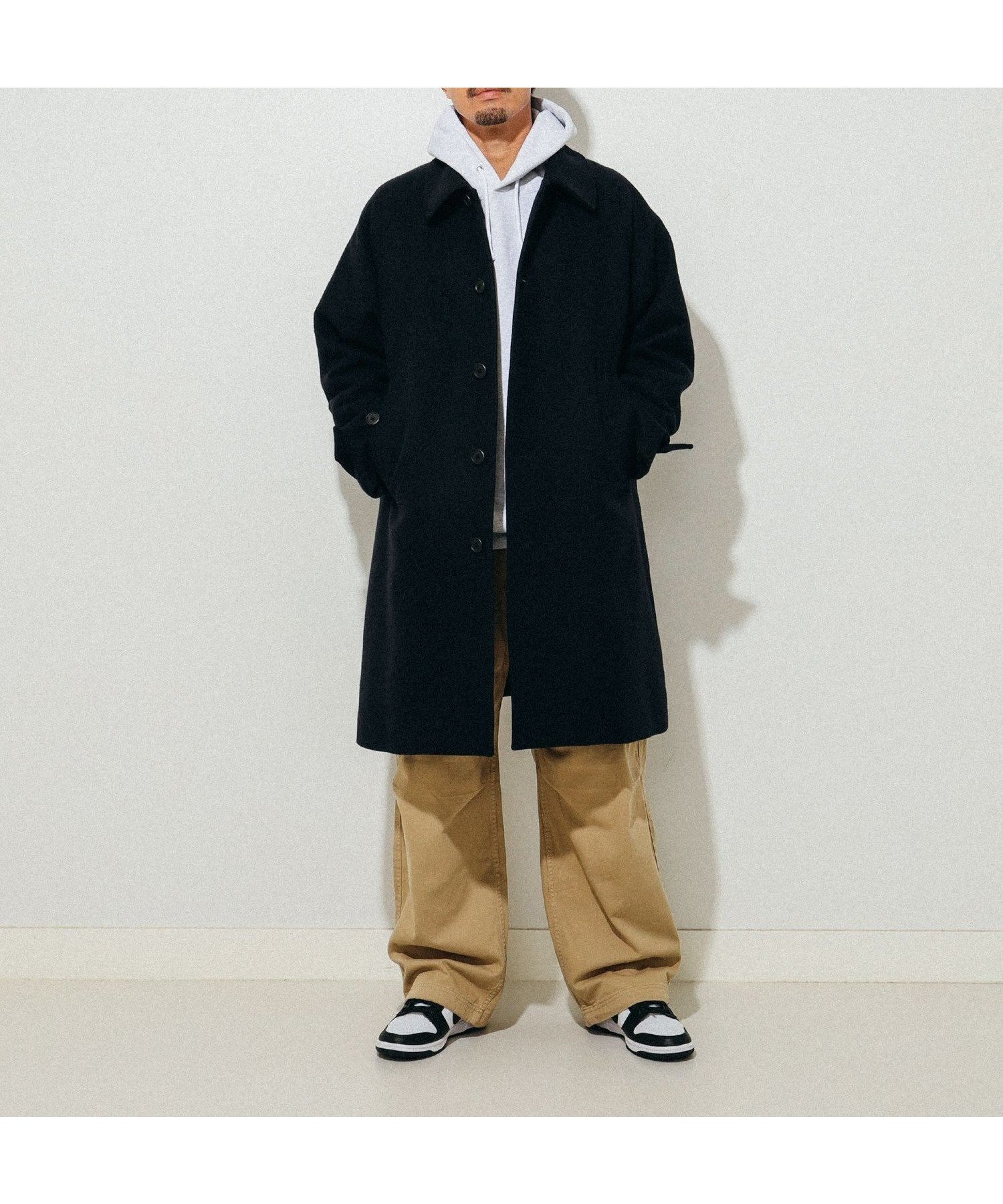 【ビームス/BEAMS / MEN】のフリース ステンカラー コート 人気、トレンドファッション・服の通販 founy(ファニー) 　ファッション　Fashion　メンズファッション　MEN　エレガント 上品　Elegant　スリーブ　Sleeve　メルトン　Melton　リラックス　Relax　ロング　Long　ワイド　Wide　軽量　Lightweight　 other-1|ID: prp329100004337828 ipo3291000000030140945