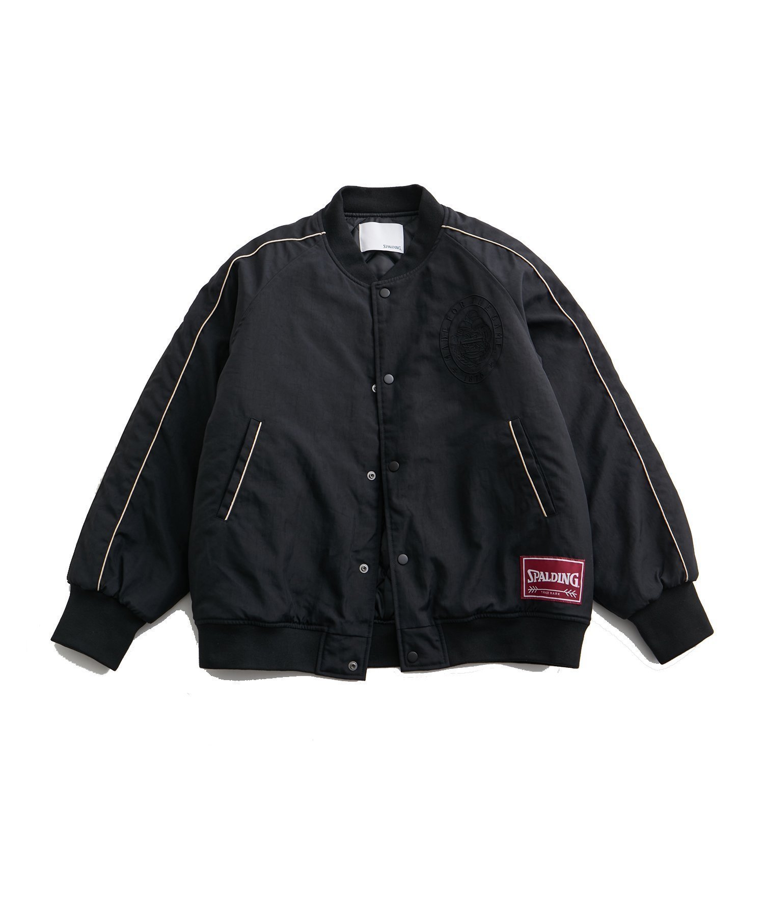 【アダムエロペ /ADAM ET ROPE' / MEN】の《別注》【SPALDING/スポルディング】BASKETBALL SATIN JACKET / 中綿 / UNISEX 人気、トレンドファッション・服の通販 founy(ファニー) 　ファッション　Fashion　メンズファッション　MEN　スポーツ　Sports　センター　Center　別注　Special Order　ユニセックス　Unisex　 other-1|ID: prp329100004337831 ipo3291000000030140998