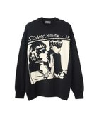 【ヒステリックグラマー/HYSTERIC GLAMOUR / MEN】のSONIC YOUTH/GOO編込 セーター 人気、トレンドファッション・服の通販 founy(ファニー) ファッション Fashion メンズファッション MEN シンプル Simple ジャケット Jacket セーター Sweater フォルム Form thumbnail ブラック|ID: prp329100004337990 ipo3291000000030309596