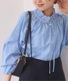 【スローブ イエナ/SLOBE IENA】の《追加2》タイプライターフリルカラーブラウス 人気、トレンドファッション・服の通販 founy(ファニー) ファッション Fashion レディースファッション WOMEN トップス・カットソー Tops/Tshirt シャツ/ブラウス Shirts/Blouses 2024年 2024 2024-2025秋冬・A/W Aw/Autumn/Winter/Fw/Fall/2024-2025 thumbnail ブルー|ID: prp329100004338186 ipo3291000000031948520