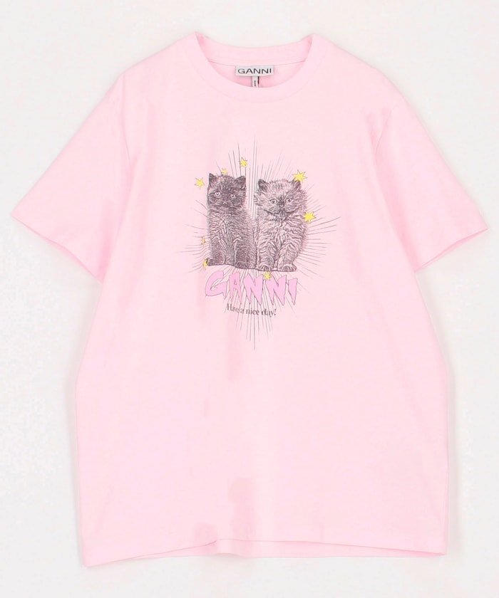 【フリークスストア/FREAK'S STORE】のBasic Jersey Kittens Relaxed T-shirt / T4060 / T4164 / 25SS 人気、トレンドファッション・服の通販 founy(ファニー) 　ファッション　Fashion　レディースファッション　WOMEN　トップス・カットソー　Tops/Tshirt　シャツ/ブラウス　Shirts/Blouses　ロング / Tシャツ　T-Shirts　2025年　2025　2025春夏・S/S　Ss,Spring/Summer,2025　グラフィック　Graphic　トレンド　Trend　フィット　Fit　フロント　Front　プリント　Print　リラックス　Relax　半袖　Short Sleeve　夏　Summer　S/S・春夏　Ss・Spring/Summer　 other-1|ID: prp329100004338246 ipo3291000000030145865