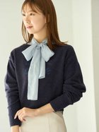 【セルフォード/CELFORD】のmarieclaire×CELFORDCollaborationロゴニットプルオーバー 人気、トレンドファッション・服の通販 founy(ファニー) ファッション Fashion レディースファッション WOMEN トップス・カットソー Tops/Tshirt ニット Knit Tops プルオーバー Pullover アクリル Acrylic クロップド Cropped スリーブ Sleeve バランス Balance ビジュー Bijou フロント Front ボトム Bottom ラグジュアリー Luxury リラックス Relax thumbnail NVY[089]|ID: prp329100004338335 ipo3291000000030146515