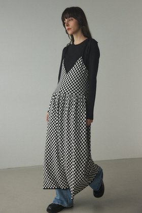 【ブラック バイ マウジー/BLACK by moussy】のblock check knit dress 人気、トレンドファッション・服の通販 founy(ファニー) ファッション Fashion レディースファッション WOMEN トップス・カットソー Tops/Tshirt ニット Knit Tops ワンピース Dress ドレス Party Dresses ストレッチ Stretch チェック Check ブロック Block |ID:prp329100004338505