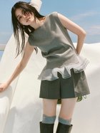 【フレイ アイディー/FRAY I.D】のフレアショートパンツ 人気、トレンドファッション・服の通販 founy(ファニー) ファッション Fashion レディースファッション WOMEN パンツ Pants ハーフ / ショートパンツ Short Pants ショート Short スタイリッシュ Stylish ストライプ Stripe センター Center フレア Flare ベーシック Basic ポケット Pocket thumbnail GRY[006]|ID: prp329100004338975 ipo3291000000030302894