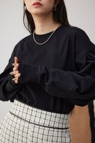 【アズール バイ マウジー/AZUL by moussy】のスリーブタックロンT 人気、トレンドファッション・服の通販 founy(ファニー) ファッション Fashion レディースファッション WOMEN トップス・カットソー Tops/Tshirt ロング / Tシャツ T-Shirts 2024年 2024 2024春夏・S/S Ss,Spring/Summer,2024 おすすめ Recommend スラックス Slacks デニム Denim ビスチェ Bustier ベスト Vest ボトム Bottom 夏 Summer S/S・春夏 Ss・Spring/Summer thumbnail BLK|ID: prp329100004339277 ipo3291000000030158279