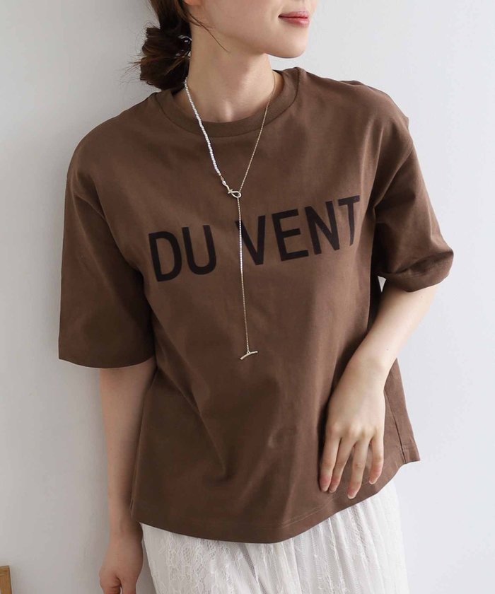 【ルクールブラン/le.coeur blanc】の《手洗い可能》DU VENT フロッキーロゴTシャツ インテリア・キッズ・メンズ・レディースファッション・服の通販 founy(ファニー) https://founy.com/ ファッション Fashion レディースファッション WOMEN トップス・カットソー Tops/Tshirt シャツ/ブラウス Shirts/Blouses ロング / Tシャツ T-Shirts おすすめ Recommend インナー Inner ジャケット Jacket プリント Print |ID: prp329100004339379 ipo3291000000030158811