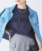 【ルクールブラン/le.coeur blanc】の《手洗い可能》DU VENT フロッキーロゴTシャツ D/グレー|ID: prp329100004339379 ipo3291000000030158814