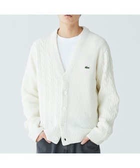 【ラコステ/LACOSTE / MEN】のアシンメトリーVネックカーディガン 人気、トレンドファッション・服の通販 founy(ファニー) ファッション Fashion メンズファッション MEN アシンメトリー Asymmetry カーディガン Cardigan クラシック Classic |ID:prp329100004339472