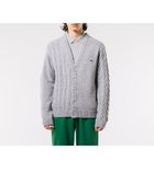 【ラコステ/LACOSTE / MEN】のアシンメトリーVネックカーディガン 人気、トレンドファッション・服の通販 founy(ファニー) ファッション Fashion メンズファッション MEN アシンメトリー Asymmetry カーディガン Cardigan クラシック Classic thumbnail グレー|ID: prp329100004339472 ipo3291000000030258724