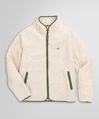 【ブルックス ブラザーズ/Brooks Brothers / MEN】のウールボア GFロゴ モックネック フルジップジャケット クリーム|ID: prp329100004339677 ipo3291000000030261350